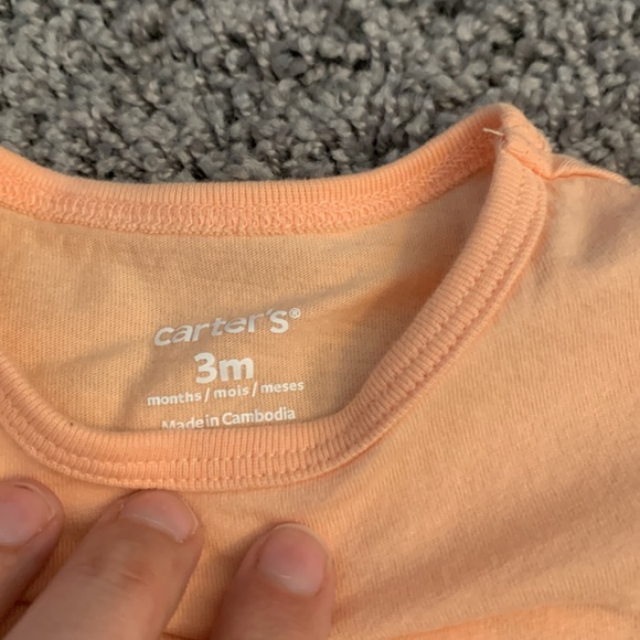 Carter’s Baby Girl Eiffel Tower Tee Size 3M EUC - Picture 3 of 4